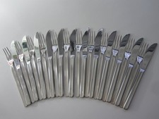 WMF CROMAGAN VORSPEISENBESTECK DESSERTBESTECK OBSTBESTECK GABEL MESSER 12 PERS.