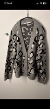 Only Cardigan Grau Leopard Gr. XL