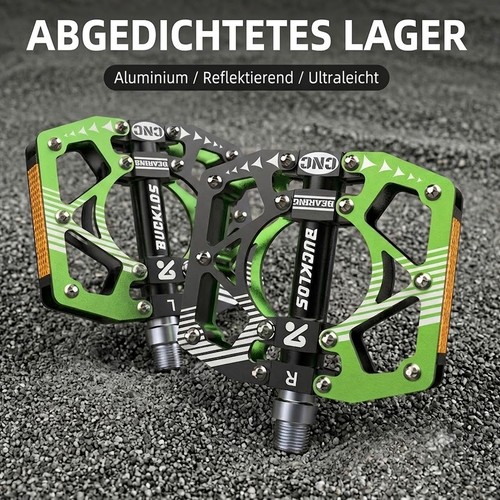 Aluminium mtb bmx flachpedale - aluminium,