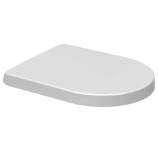 WC-Sitz Toilettendeckel Kunststoff mit Absenkautomatik Weiß U-Form #2544