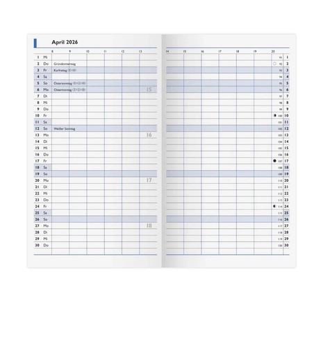 Monats-Sichtkalender-Einlage