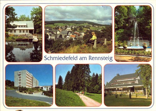Schmiedefeld am rennsteig - ak:,