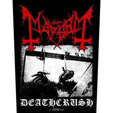 MAYHEM - Deathcrush Rückenaufnäher Patch Backpatch BLACK METAL
