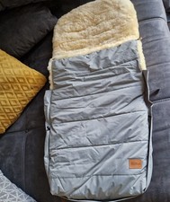 Fillikid Lammfell-Fußsack Bernina für Buggy, Sport- und Kinderwagen - Salbei