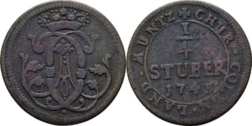 Köln stüber 1745 - stüber, clemens