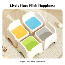 Bodenstuhl mit Rückenlehne