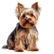 2x Sticker Yorkshire Terrier