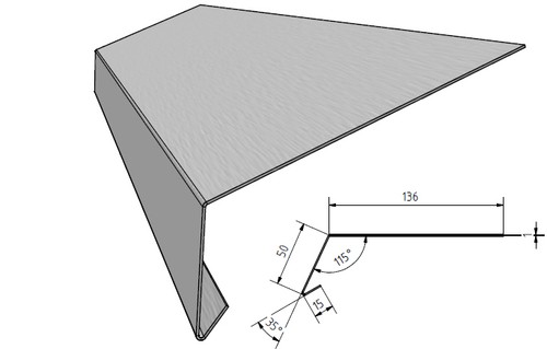 Rinneneinhang 20 0 cm - =, 20,0