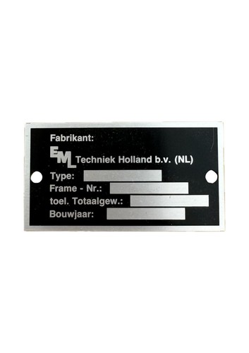 Typenschild