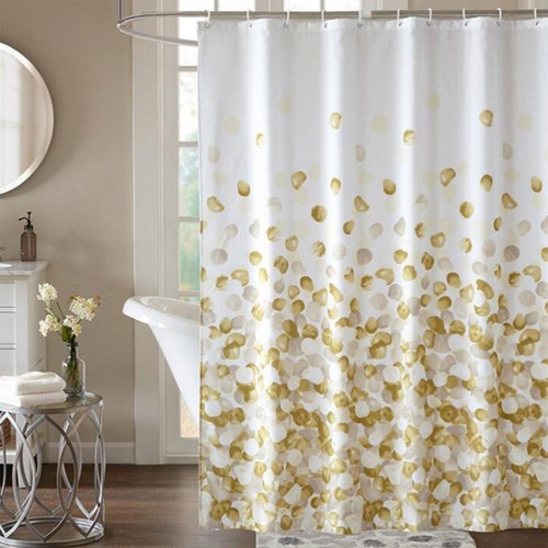 Duschvorhang polyester textil - duschvorhang,