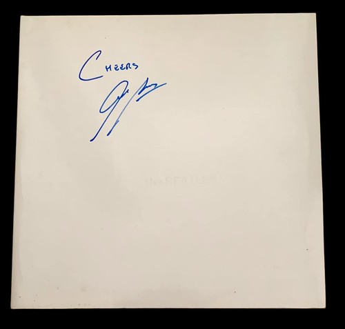 Signiertes weisses album von - weisses,