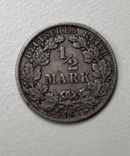 Deutsches reich mark 1907 - deutsches,