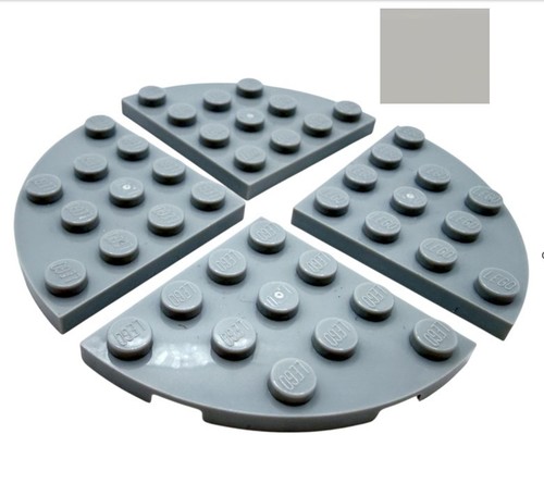 Lego platte 4x4 rundung - 4x,