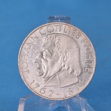 Deutschland 5 Mark 1964 J Johann Gottlieb Fichte Silber vz