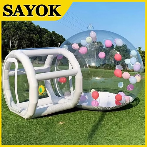 Inflatable bubble house with - bubble,