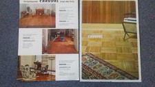 Carodal Fertigparkett - 2 Prospektblätter d. Fa. PANAGRET-HERFRAY (von ca. 1970)
