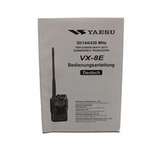 Deutsche Anleitung für Yaesu