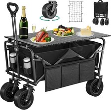 Schwarzer klappbarer