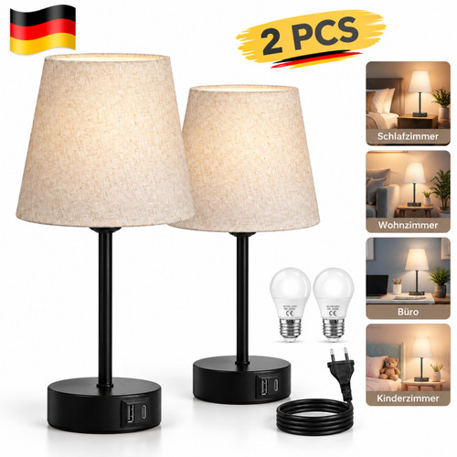 Nachttischlampe tischlampe led - nachttischlampe,