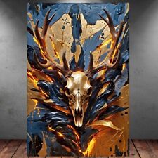 LEINWAND BILDER XXL HIRSCH