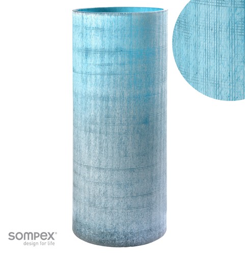 Blumenvase blau glas bodenvase - blumenvase,