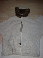 Trendy Winterjacke mit Kapuze und Fellkragen von Zara Gr.M