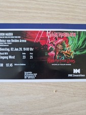 Iron maiden ticket - iron,