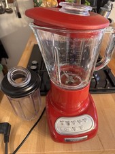 Standmixer Artisan Kitchen Aid Blender rot mit Zubehör und Glaskrug 1,5 ltr
