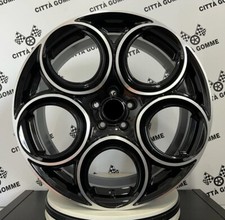 Set 4 Alufelgen Kompatibel Alfa Gt Gtv 147 156 164 Ab 18 " Neu Zweifarbig