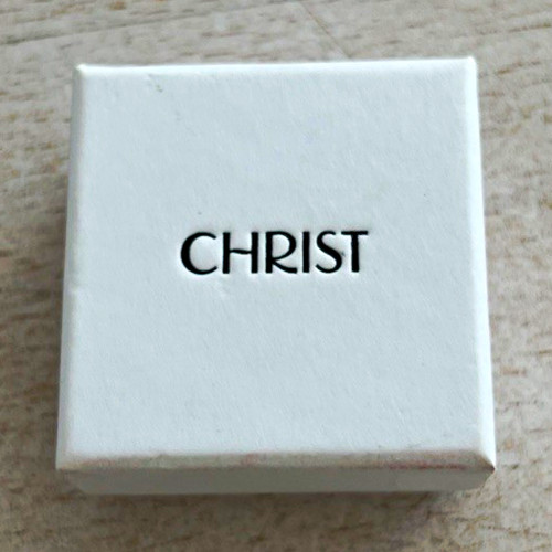 Christ ohrstecker silber mit - silber,