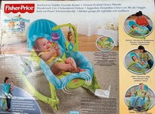 Fisher-Price 2in1 Babyschaukel Babywippe Swing Nest Wiege im Regenwald Melodien 