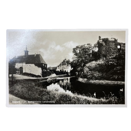Postkarte krefeld linn - postkarte, ak