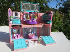 Mini Polly Pocket Fitness Studio dream builders und rosa Bad Bluebird