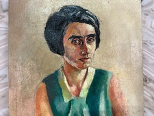 ALTES ÖLGEMÄLDE PORTRAIT