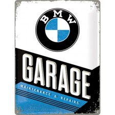 Blechschild "BMW Garage" -
