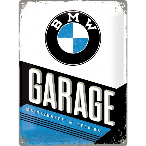 Blechschild bmw garage - blechschild, garage"