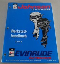 Werkstatthandbuch Johnson / Evinrude Bootsmotoren mit 2 - 8 PS Stand 1993