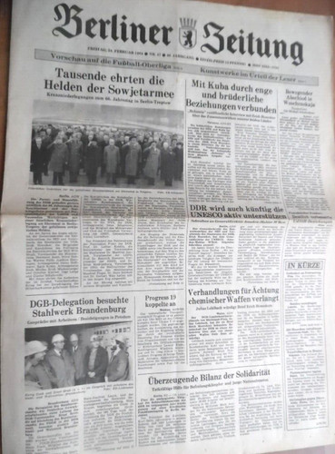 Berliner zeitung februar - berliner,