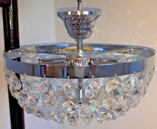 Kronleuchter aus 06/2006 von A.M. LUCE SRL Milano, mit 156 Swarovskikristallen