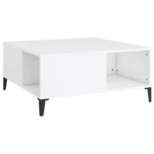 Couchtisch weiß 80x80x36 cm - couchtisch,