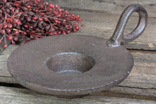 ❤️TOPP  Massiver Kerzenleuchter Teelichthalter Gusseisen / Metall Kerze braun ❤️