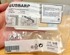 2 x IKEA GUBBARP weiße Griffe