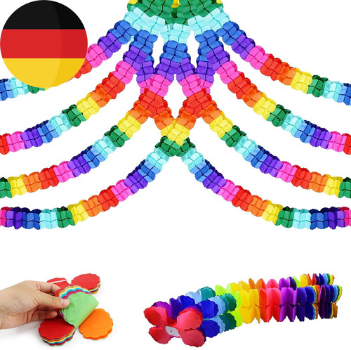 Faschingsdeko girlanden - faschingsdeko,
