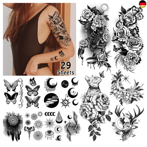 Blätter fake tattoos - 29,