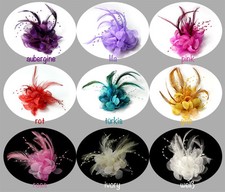 Haarblumen mit Clip Feder