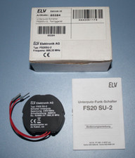ELV FS20 SU-2 Unterputz Funkschalter, kompatibel mit Conrad, OVP