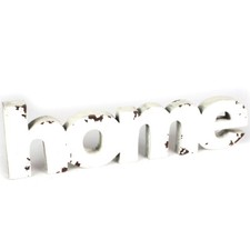 Schriftzug HOME Antikholz L 34