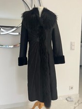 robert'o albert echte Lammfell- Pelz Manteln mit echten Waschbär- Kragen Gr. S