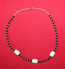 Äthiopien Halskette kleine Metallperlen 