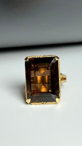 Vintage 18k gelbgold smaragd - vintage,